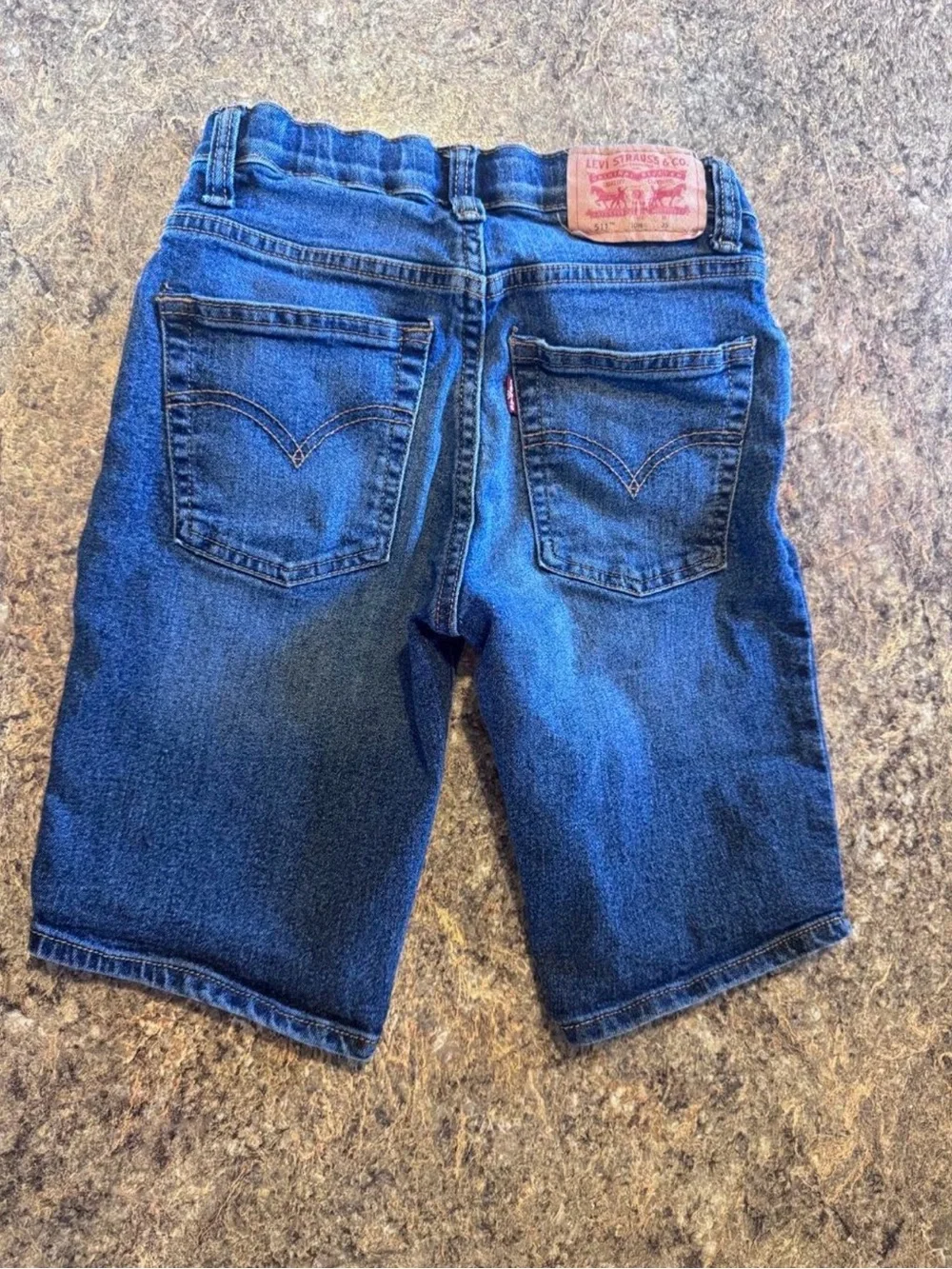 Levi's Kids Blue Denim Shorts